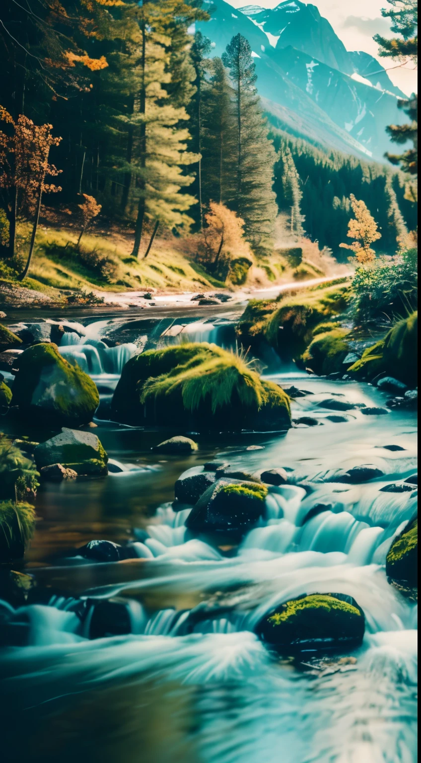Realistic RAW photo of a landscape, small details, photorealistic, ultra-realistic photo, 8k uhd, dslr, soft lighting, high quality, film grain, Fujifilm XT3, (masterpiece)