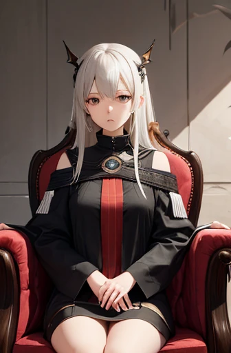 Arknights texas sitting on throne
