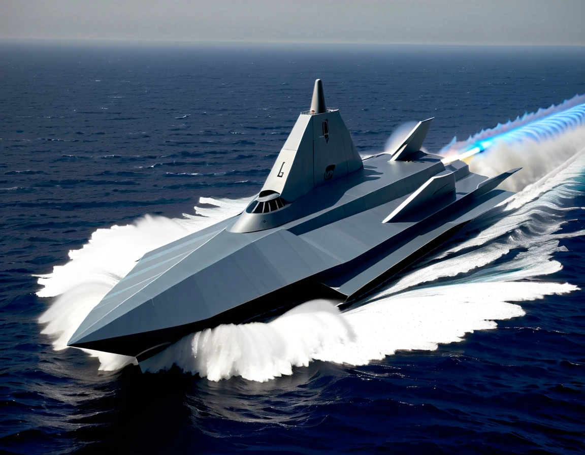 The futuristic warship is a highly advanced, autonomous machine, projetada exclusivamente para combates espaciais. Its structure is covered with state-of-the-art shielding, capaz de resistir a ataques inimigos e proteger seus sistemas essenciais.
With an aerodynamic and aggressive design, a nave apresenta uma pequena ponta em formato de asa, which carries a vast amount of missiles of different types and sizes. These missiles are strategically positioned and can be precisely launched at enemy targets., proporcionando um arsenal poderoso.