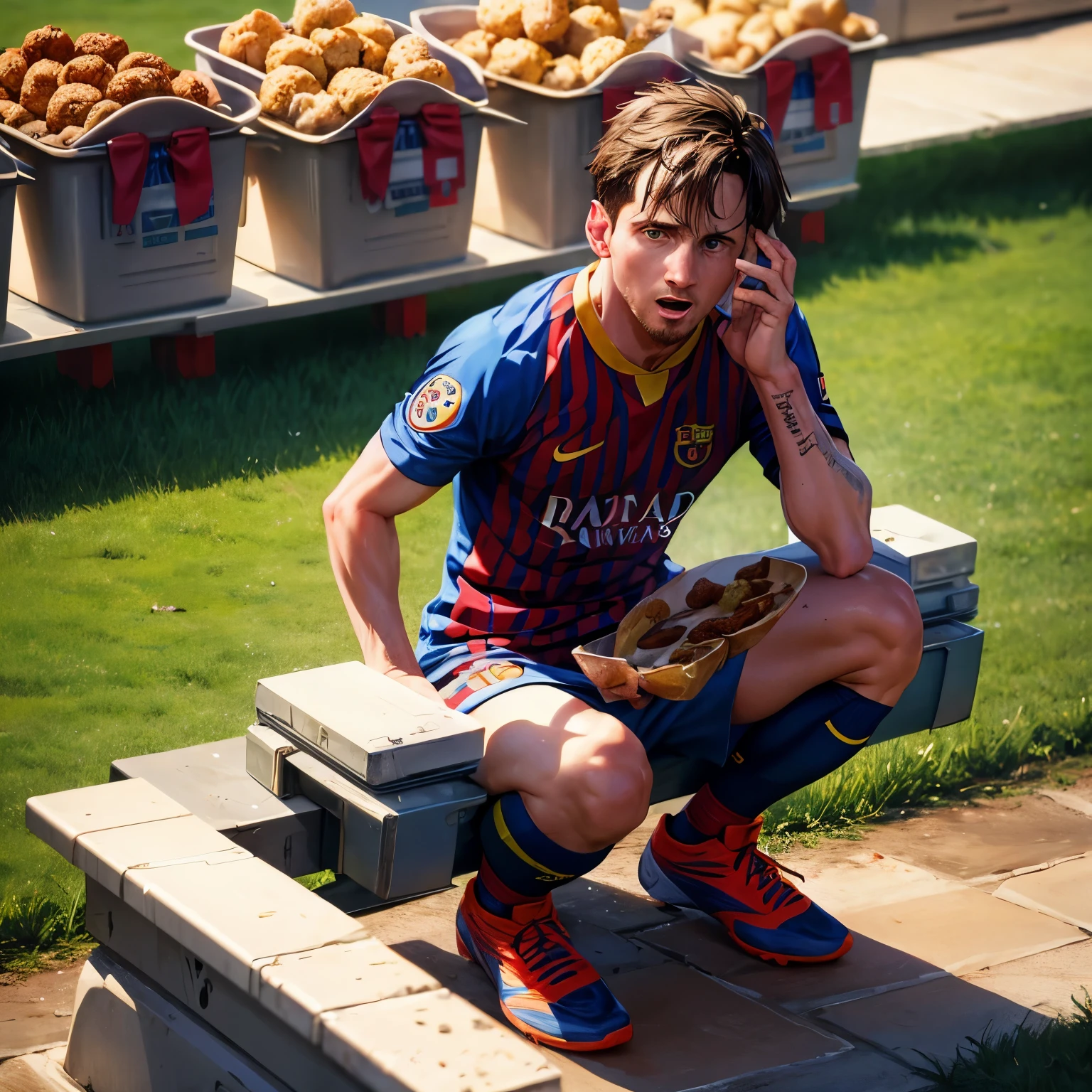 Messi,poop,Ronaldo,hungry
