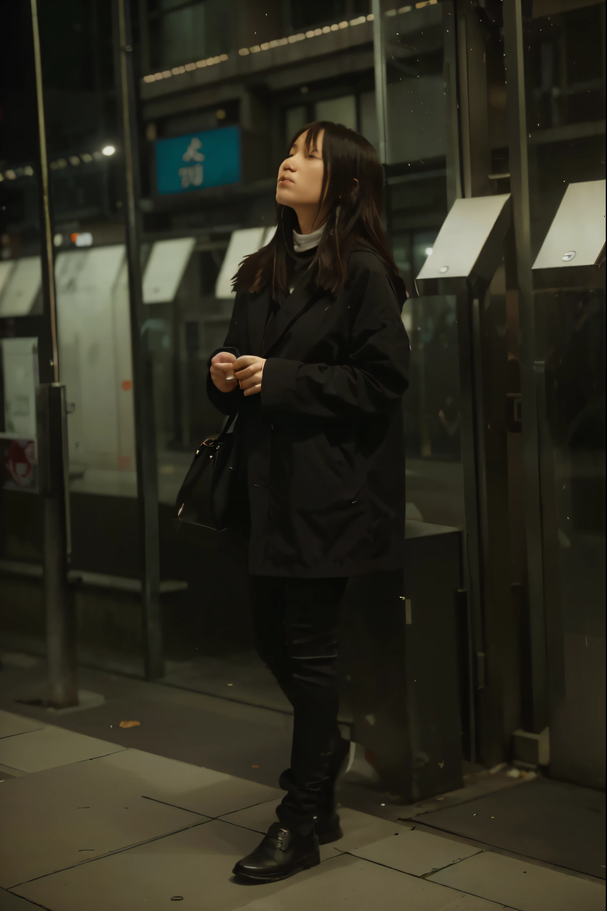 (Best quality, 8k, 32k, Masterpiece, UHD:1.2) "Transform the image into a depiction of Shibuya from Jujutsu Kaisen, showcasing an empty street devoid of people. Envision the iconic Shibuya district with its vibrant and bustling atmosphere, but now in a tranquil and eerie setting. Capture the essence of Shibuya's famous landmarks and streets, but devoid of human activity. Emphasize the architecture, street signs, and recognizable elements of Shibuya, but create an atmosphere of emptiness and stillness. Utilize subdued tones and shadows to convey the absence of people, leaving the streets and buildings hauntingly quiet, evoking a sense of mystery and solitude in the heart of the city."