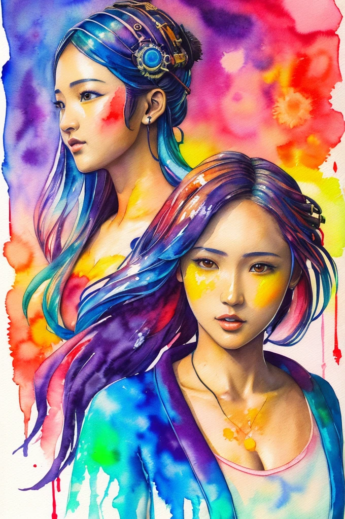 (女of子らしい絵画:1.3) of (Super detailed:1.3),(居心地of良い:1.3),highest quality,masterpiece,very detailed,Super detailedな,Jessica Alba、limited pallete flat color,, digital painting, art station, concept art, Smooth, sharp focus, (oil:1.16),(アクリル絵of具:1.16),(colorful:1.5), (watercolor:1.16),(model shooting style:1.0),(Classicism Art:1.3),(Industrial Art:1.3),(Solarpunk Art:1.3)