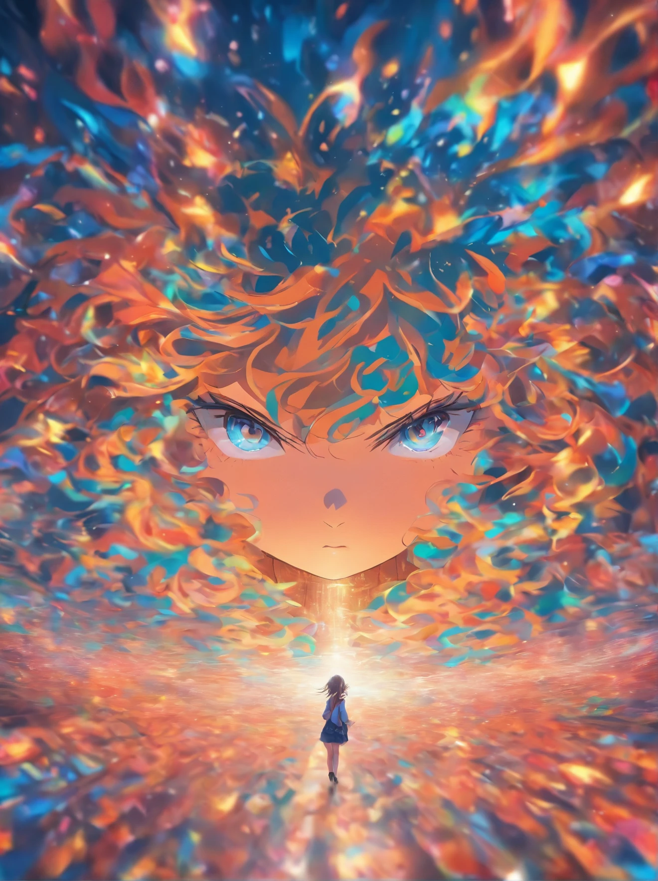 Optical Illusions, girl