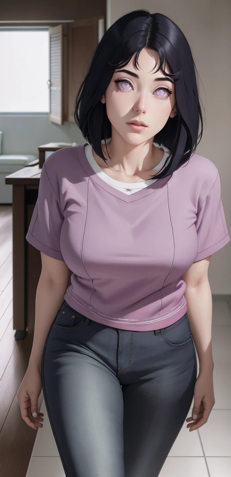 40'Thin magenta polo shirt No bra Lower body Japanese Very short No pubic hair Abliminal&Aya's pants