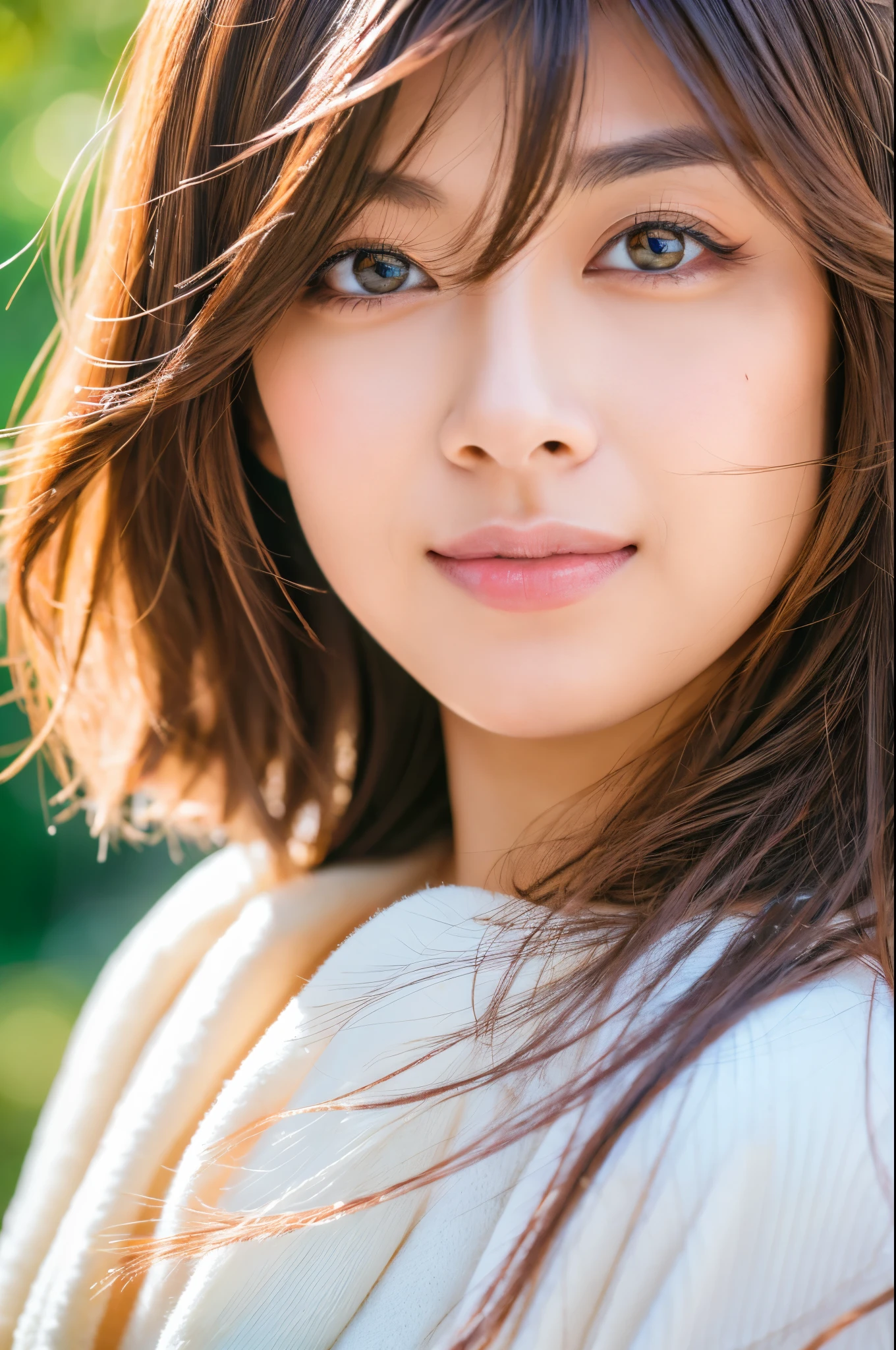 (best quality,highres,ultra-detailed),portraits,beautiful Japanese lady,beautiful detailed eyes,beautiful detailed lips,extremely detailed face,longeyelashes,soft smile,flowing hair,natural lighting,vivid colors