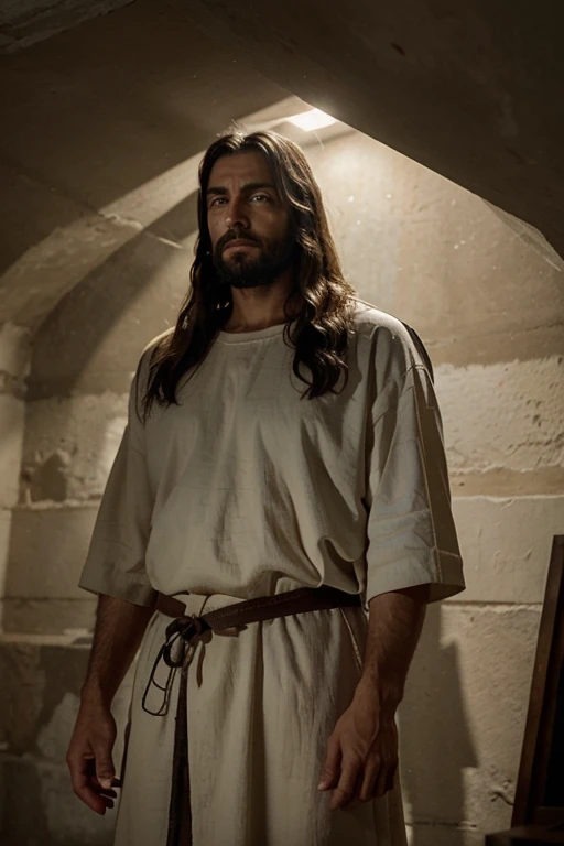 User help me create a prompt to create the image of Jesus Christ in high definition