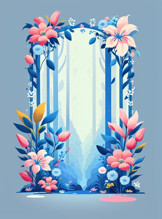 Not full picture, blue background, there is a picture of flowers with pink and white flowers, flower background, blue background: 3, flower background, forest with flower blue, flower wallpaper, background natural flowers, blue background, blue background!!!!!!!!,