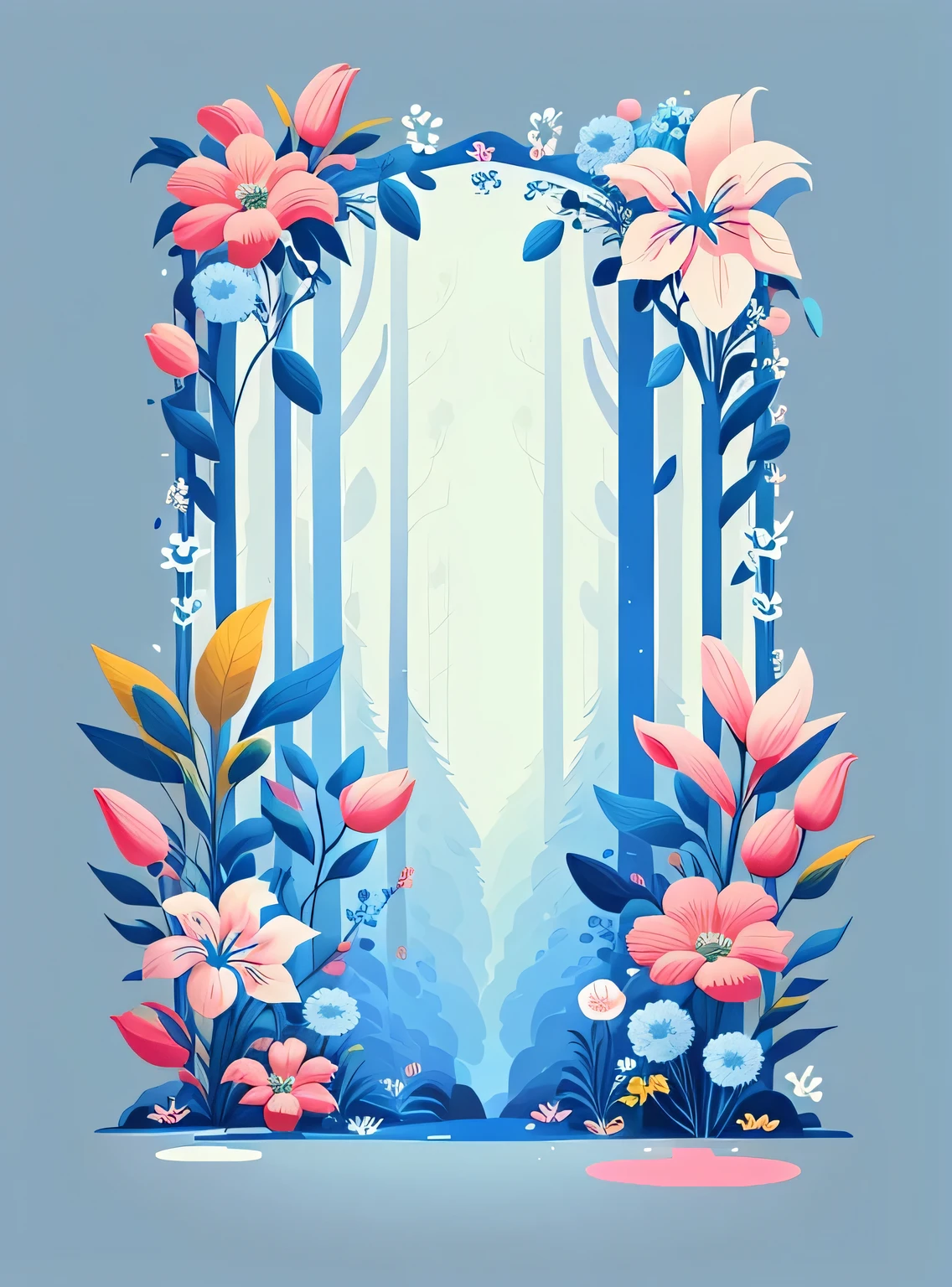 Image not complete, fundo azul, there is a photo of flowers with pink and white flowers, fundo de flor, fundo azul: 3, fundo de flor, floresta com flor azul, papel de parede de flores, fundo flores naturais, fundo azul, fundo azul!!!!!!!!,