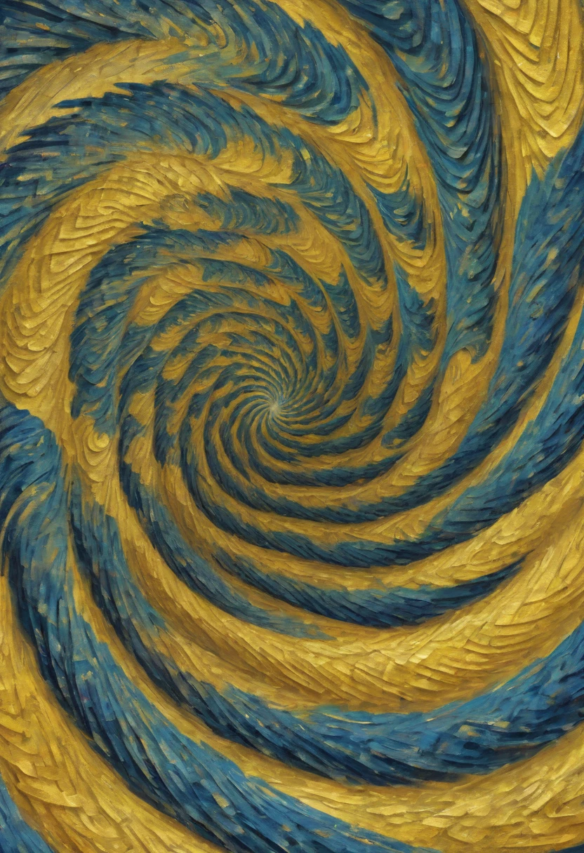 Optical illusion, opti, illusion, moving, spinning, spiral, vortex, rotating, inspired by van gogh, enhance, intricate, (best quality, masterpiece, Representative work, official art, Professional, 8k)