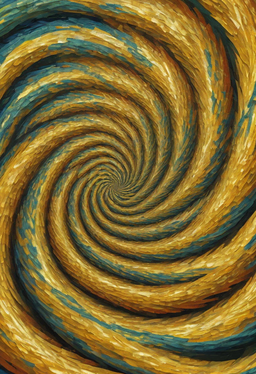 Optical illusion, opti, illusion, moving, spinning, spiral, vortex, rotating, inspired by van gogh, enhance, intricate, (best quality, masterpiece, Representative work, official art, Professional, 8k)