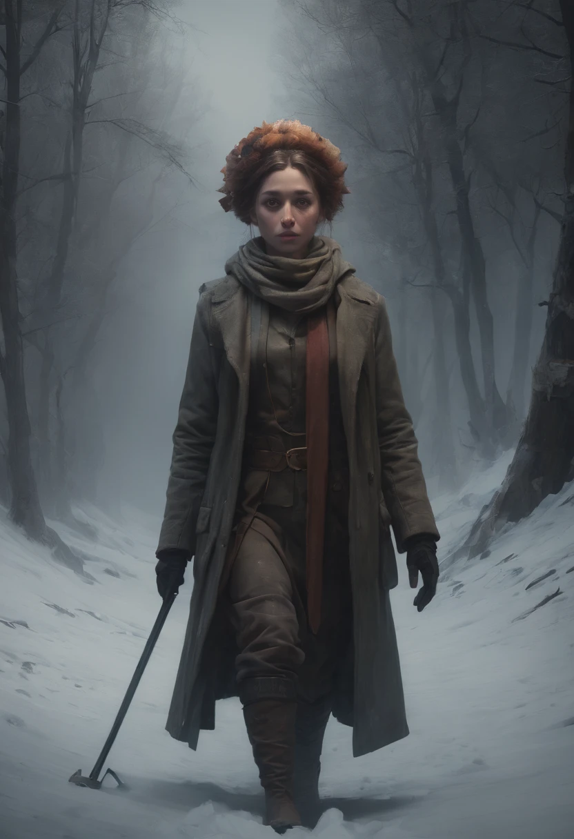 winter, by Jordan Grimmer, best quality, masterpiece, 8k