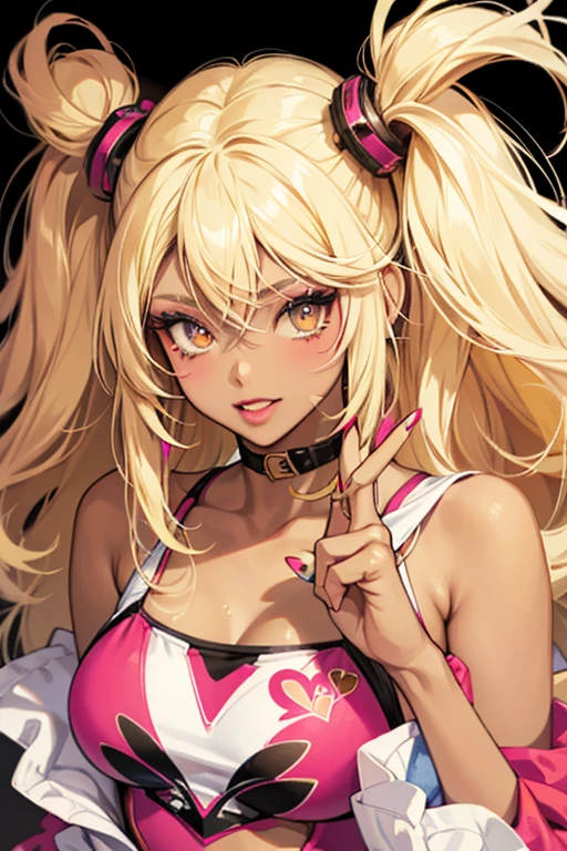 woman,,,city,night,(((Micro Swimsuit))),(((wet with sweat))),open mouth smile((())),((Beautiful long ponytail)),((a large amount of pink slime)),blush、surprised face,((()))((())),((blonde))((()))