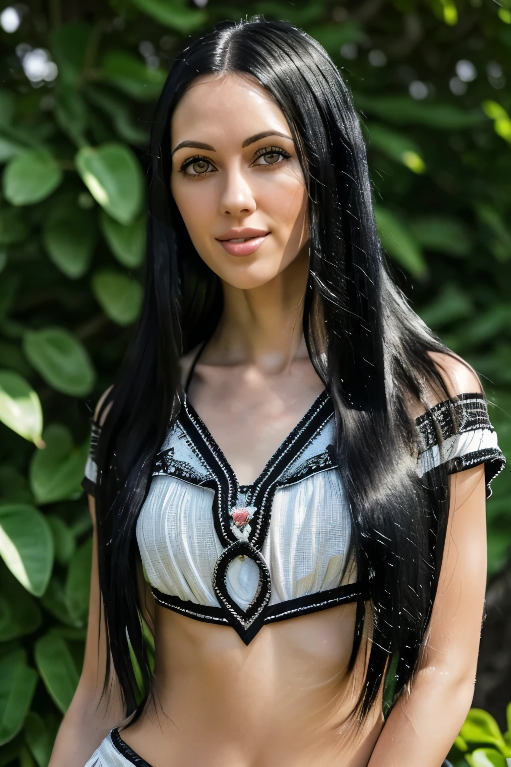 (full body postrait: 1.4) RAW 4k, beautiful girl 25 years old named Alyna, chin-length hair, white hair in front and black hair, lattex dressed, Realism, ccurate,