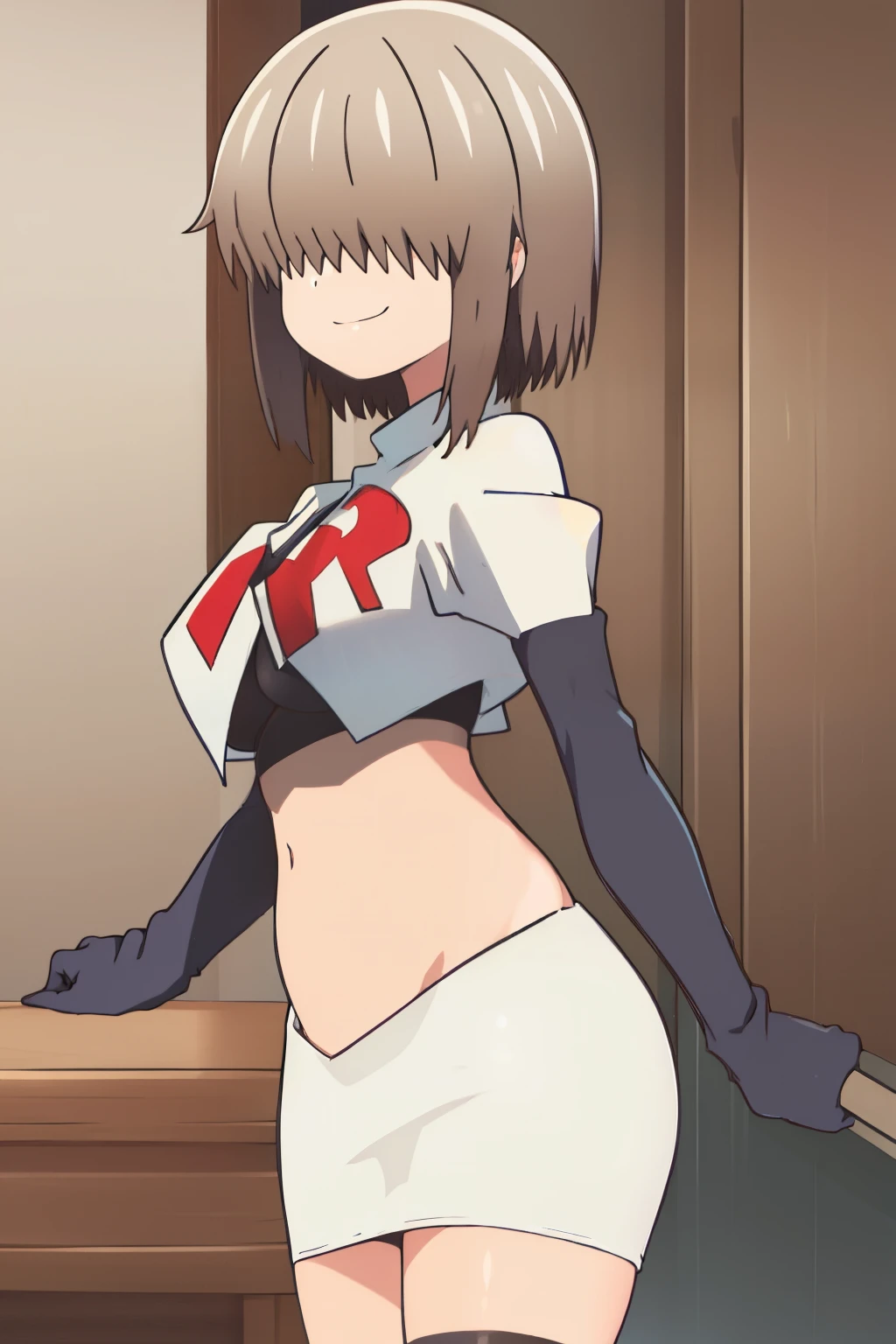 YS, 1girl, solo, portrait, looking at viewer, short hair,perfect quality, good quality, masterpiece, HDR, UHD (vaginal sex:1.3),
