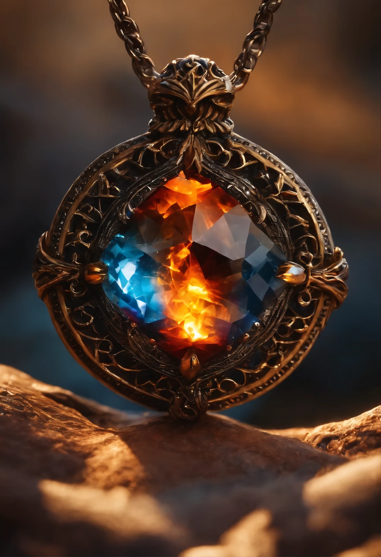 chain, coulomb, bird, fire, talisman, soul stone, soul, pulse, имpulse, life