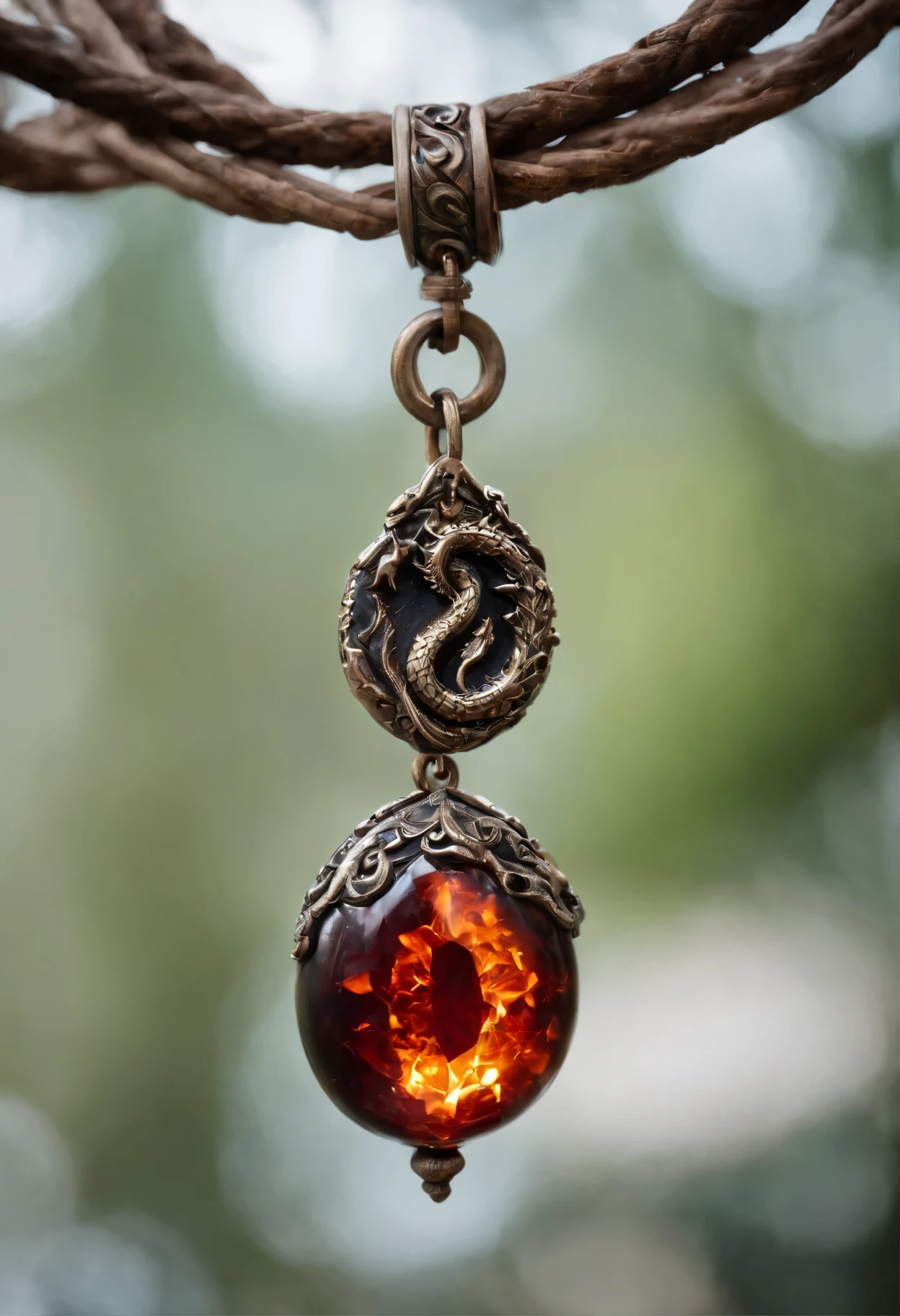 chain, pendant, dragon , fire, talisman, soul stone, soul, pulse, impulse, life