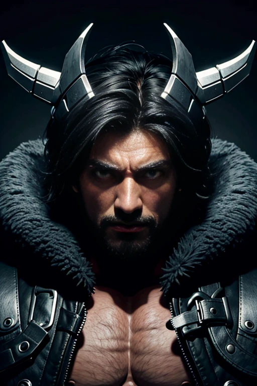 Muscular dude，8K Ultra HD resolution，rough real skin