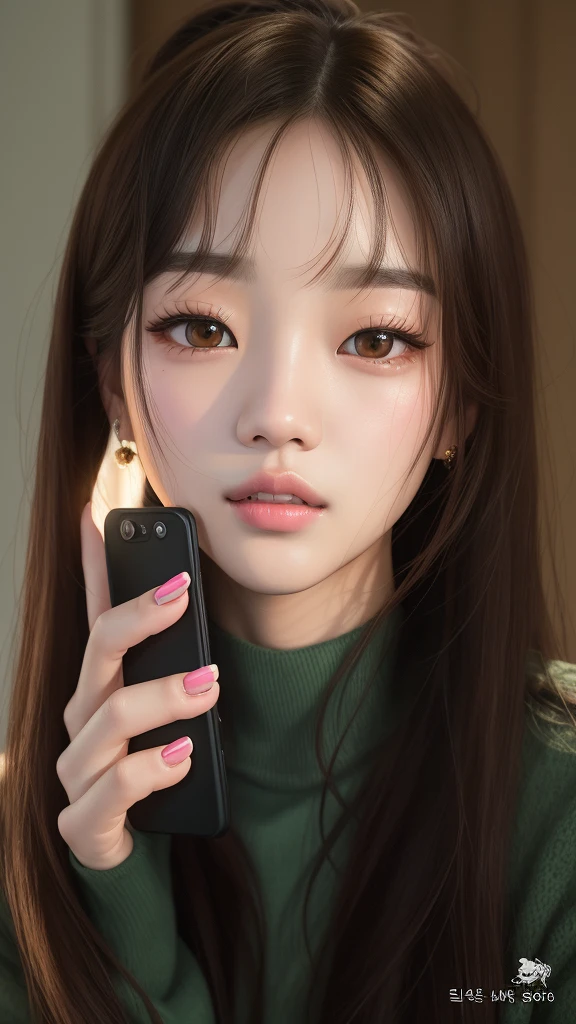 there is a woman that is talking on a cell phone, Jinyoung Shin, bae suzy, Heonhwa Choe, estacionar a partir de-min, jaeyeon nam, adorable and pale korean face, young lovely korean face, Lee Ji-eun, Lee Ji-eun, jennie blackpink, Jisoo do Blackpink, Ulzzang, retrato de jisoo blackpink, Retrato de Jossi do Blackpink