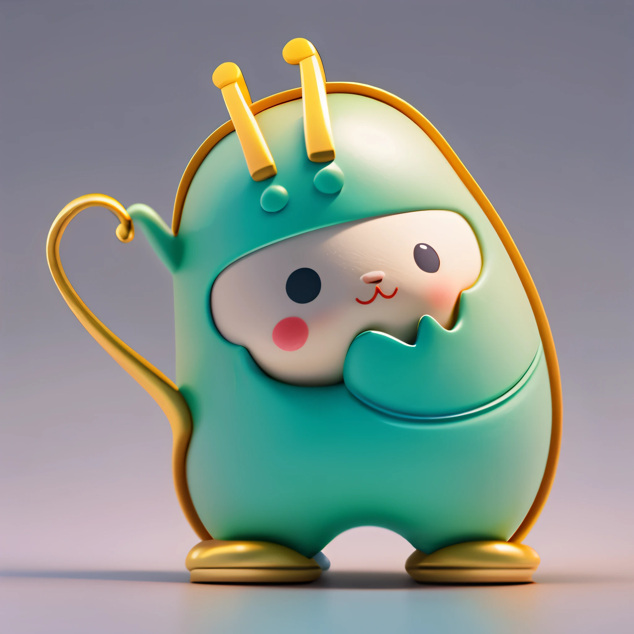 3d rendering c4d modeling blind box handmade style clay material cute Morandi color matching ultra-clear rendering exquisite line cartoon close-up, Heavy gesture style closeup, waves, dabbing,dancing figures, Lovely 3D rendering,,ip anime boy, Lovely 3D rendering, Cute and detailed digital art, 3D rendering stylization, 3D rendering character art 8k, Lovely numbers, Anime style 3D, Ultra-detailed rendering