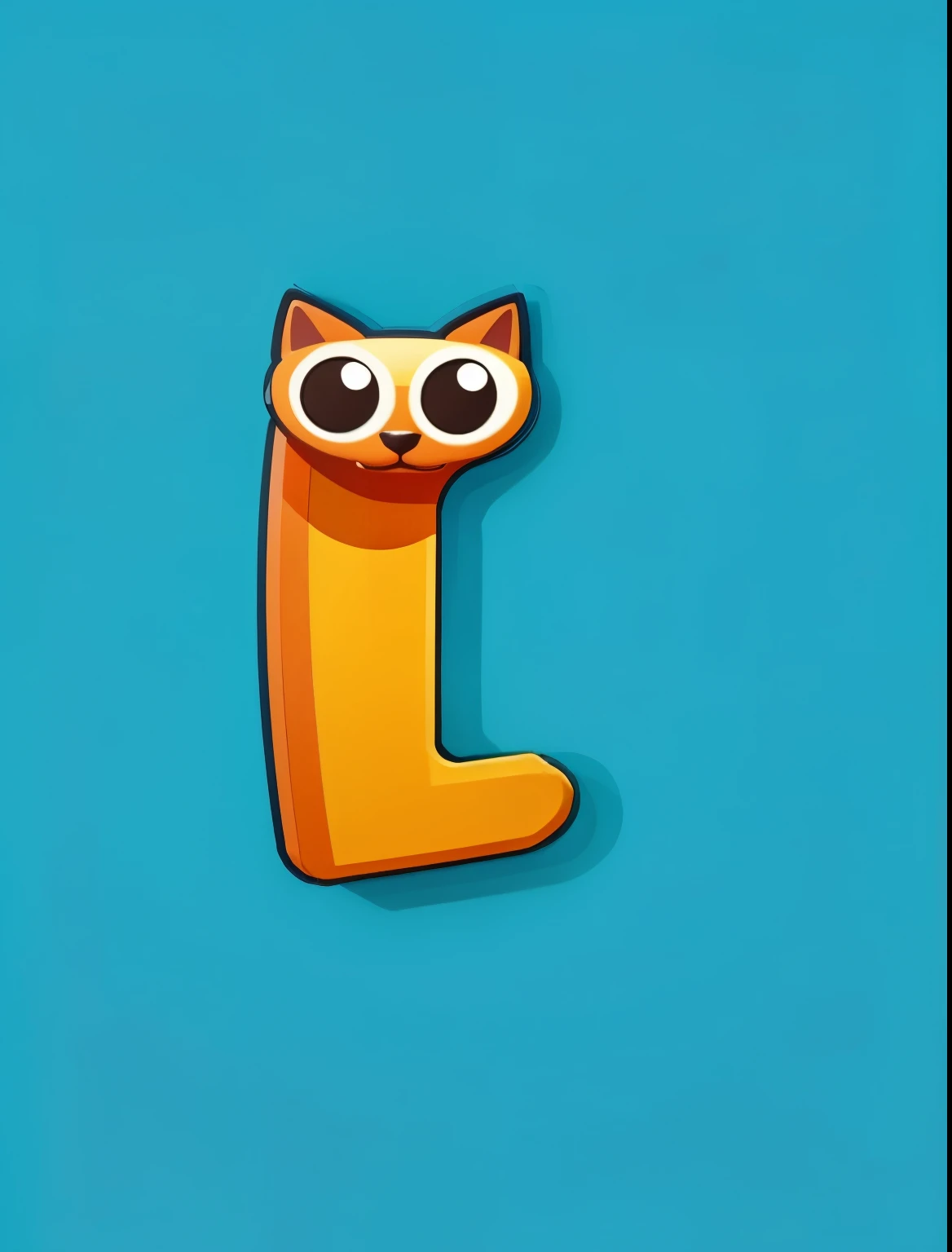 Gato em forma de letra L