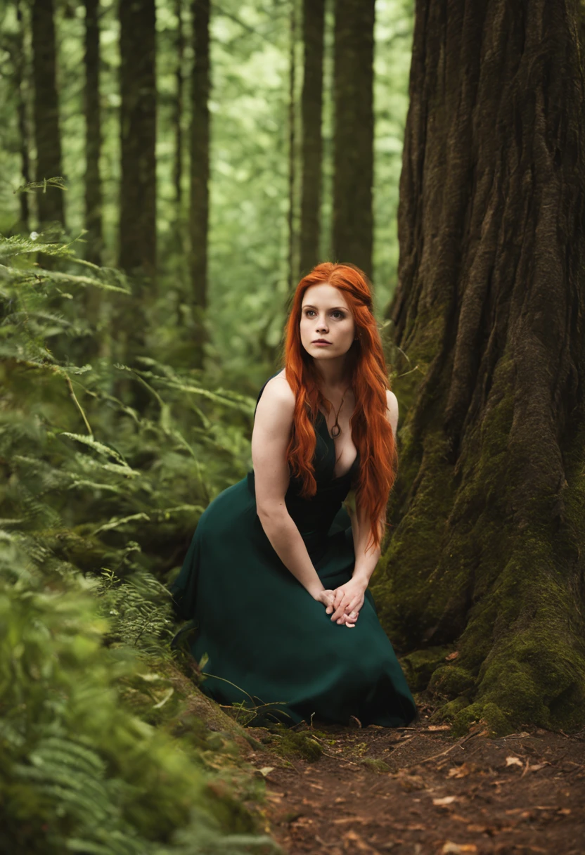 Harry Potter, Ginny Weasley, sex, small breasts, big dick, forest, nature
