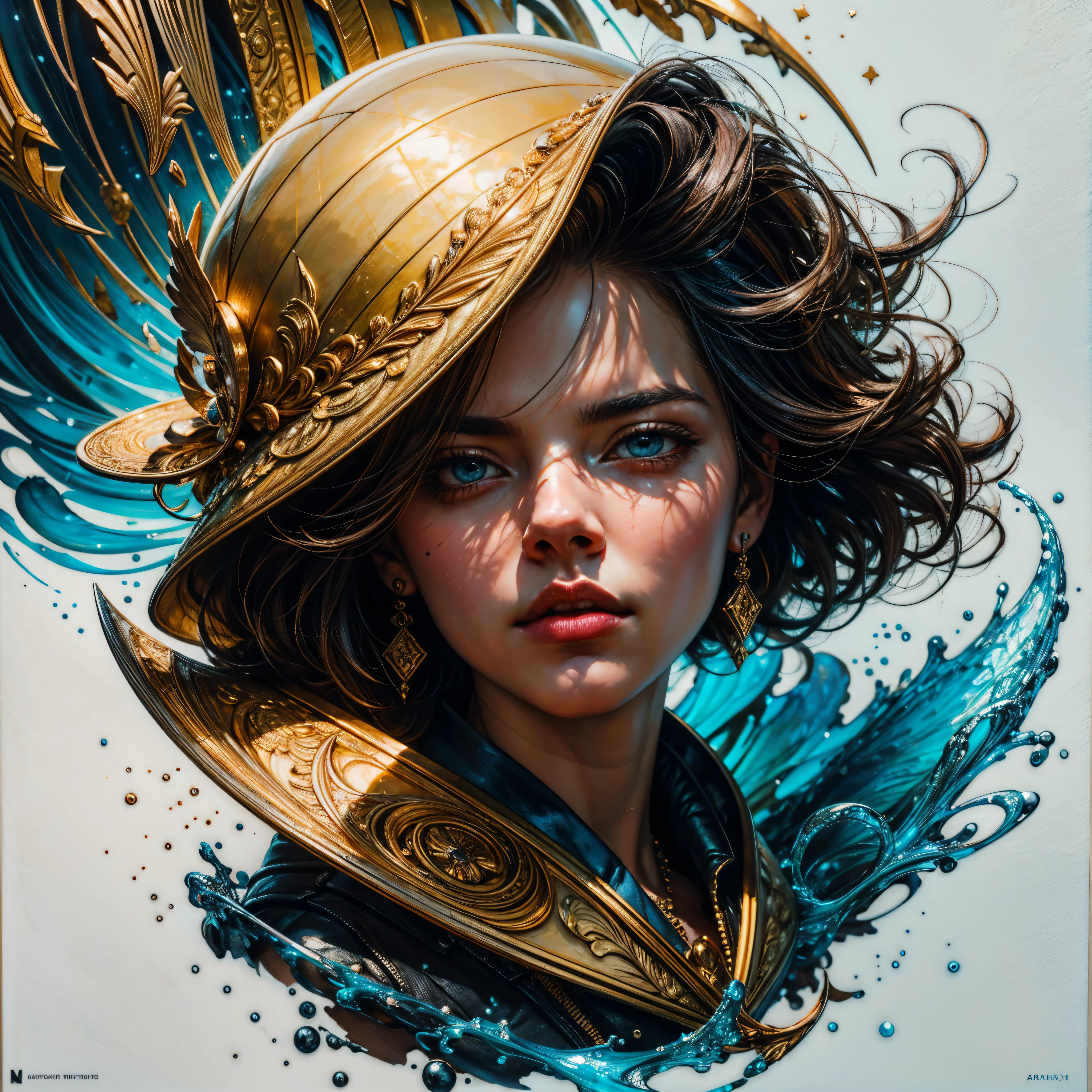 Red strand, bloody-red eyes, red eyes, Black ink flow: ultra high resolution photorealistic masterpiece: by Aaron Horkey and Jeremy Mann: intricately detailed fluid gouache painting: by Jean Baptiste Mongue: calligraphy: acrylic: watercolor art, professional photography, natural lighting, volumetric lighting maximalist photoillustration: by marton bobzert: Epic concept art intricately detailed, complex, elegant, expansive, fantastical varies multi etc. --v 6 --s 1000 --c 20 --q 20 --chaos 100