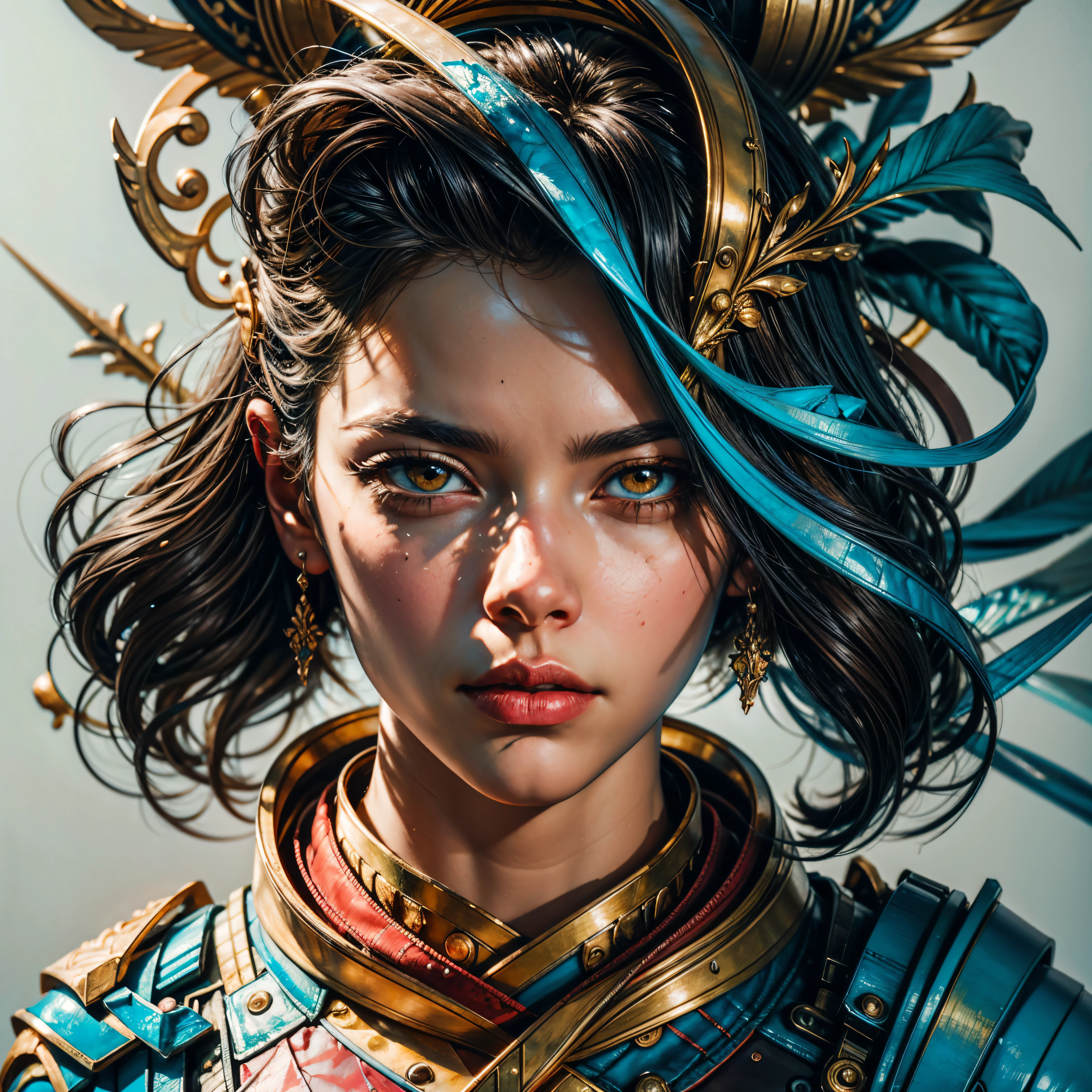 Papper_cut Digital 3D Art Red strand, bloody-red eyes, red eyes, Black ink flow: ultra high resolution photorealistic masterpiece: by Aaron Horkey and Jeremy Mann: intricately detailed fluid gouache painting: by Jean Baptiste Mongue: calligraphy: acrylic: watercolor art, professional photography, natural lighting, volumetric lighting maximalist photoillustration: by marton bobzert: Epic concept art intricately detailed, complex, elegant, expansive, fantastical varies multi etc. --v 6 --s 1000 --c 20 --q 20 --chaos 100