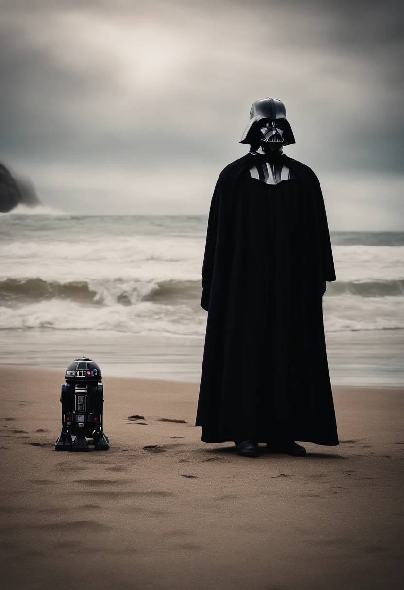 Darth Vader on the beach