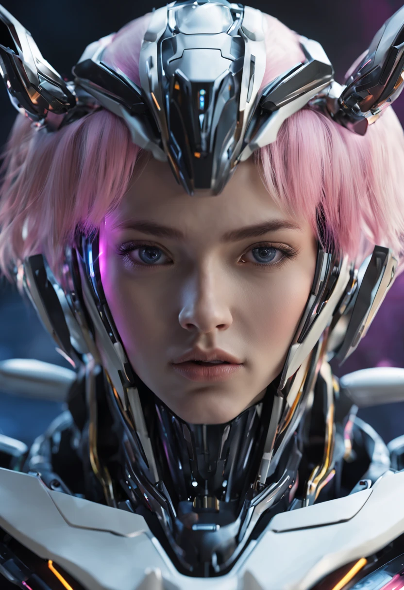 maximum quality、obra-prima、Super high resolution、(Photorealistic:1.4)、foto crua、Battle Robot Angel、Grande asa feita de metal、Corpo de porcelana branca、Transparent Acrylic Cover、cabelo branco、pele brilhante、1 Ciborgue、((detalhes super realistas))、porato、global illumination、sombras negras、octane rendering、8k、ultra-afiado、Luz de borda de personagem,Seios colossais、A pele crua fica exposta no decote、Detalhes de ornamentos complexos、Zeta Gundam Twin Details、hydraulic cylinder、Pequenas luzes LED、detalhes altamente intrincados、luz realista、um olho roxo、olhos radiantes、facing the camera、detalhe de luz neon、cowboy baleado、Chapelaria futurista、Planta baixa sobre o《personagem cyber punk》、meias brancas
