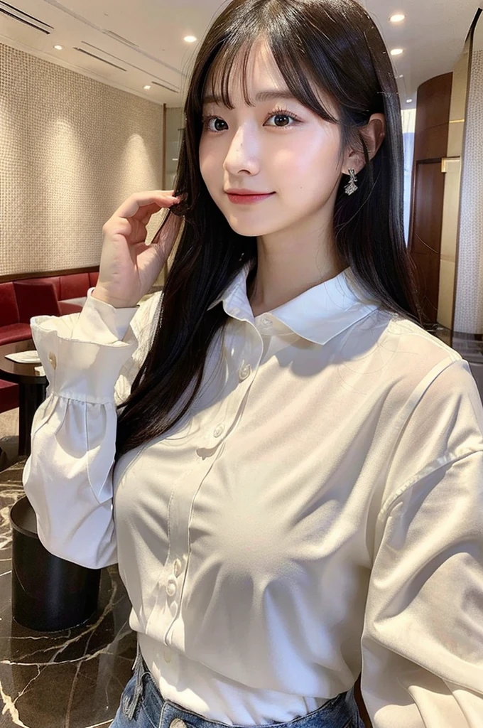 "Create an ultra-high-quality, 4K image of a beautiful MtF woman. She has long, flowing hair that cascades elegantly over her shoulders, with a radiant, flawless complexion. Her eyes are large and expressive, framed by delicately arched eyebrows and long lashes. Her lips are full and luscious, with a slight, inviting smile.
She is wearing stylish and feminine clothing that highlights her graceful figure, such as a form-fitting dress or a chic blouse and skirt. Her overall look should exude confidence and sophistication, with a poised and self-assured demeanor. The setting should complement her elegance, with a backdrop that enhances her beauty and highlights her as the focal point of the image."