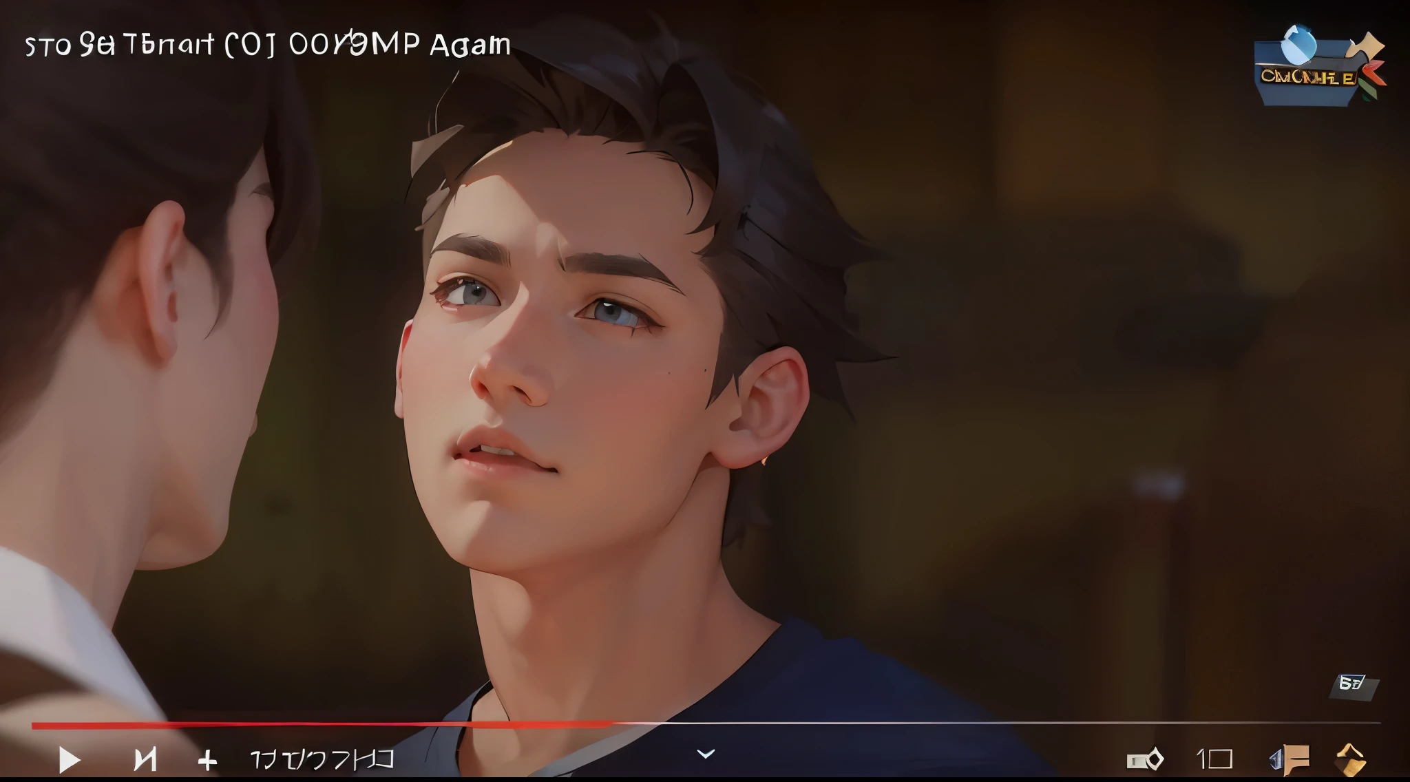personaje de anime mirando a otro personaje en un videojuego, realismo animado style, pintado en estudio de pintor anime, hecho con estudio de pintor anime, realism artistic style, estilo anime realista 3d, makoto shinkai ( apex legends ), artgerm y atey ghailan, obra de arte al estilo de guweiz, 8K Artistic Seed Bokeh, realismo animado