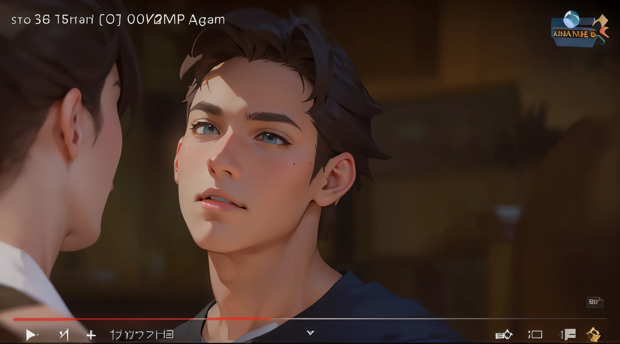 personaje de anime mirando a otro personaje en un videojuego, realismo animado style, pintado en estudio de pintor anime, hecho con estudio de pintor anime, realism artistic style, estilo anime realista 3d, makoto shinkai ( apex legends ), artgerm y atey ghailan, obra de arte al estilo de guweiz, 8K Artistic Seed Bokeh, realismo animado