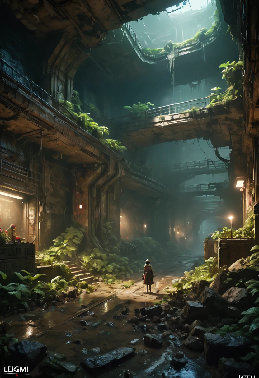 Underground, by Lengmei, best quality, masterpiece, 8k