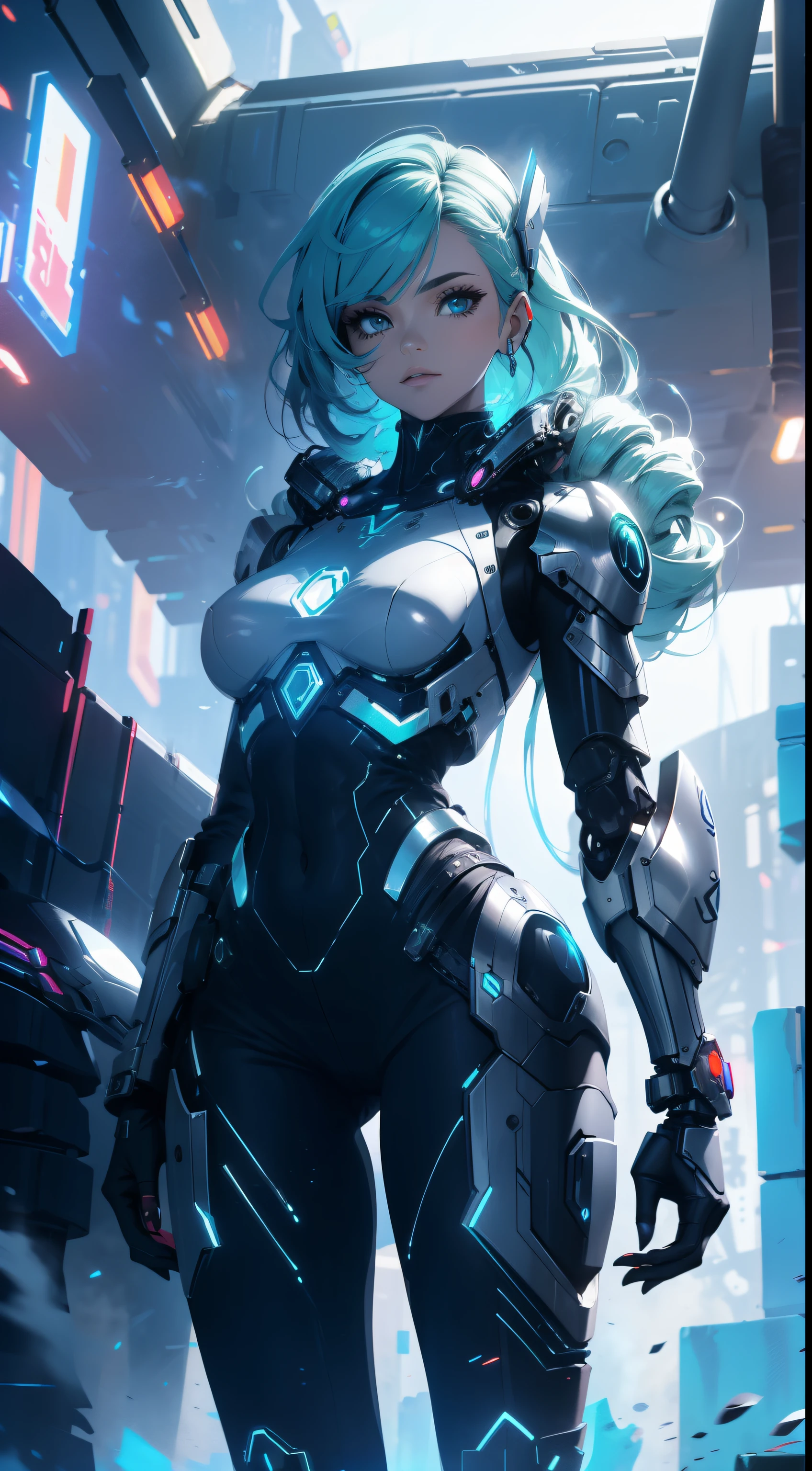Arafed Mujer con un traje futurista posando para una foto, en armadura futurista blanca, girl in mecha cyber armor, Renderizado del motor irreal + una diosa, Armadura cyborg de porcelana, Armadura blanca brillante, cuerpo cyborg ginoide, Hermosa y atractiva cyborg femenina, Diferentes cibertrajes, Hermosa cyborg hembra, Hermosa chica blanca cyborg, Con armadura futurista, Perfecto cyborg hembra