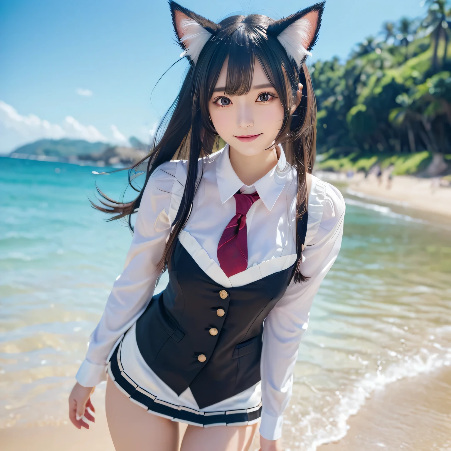 hestia, danmachi, cat paw, small breast, flat color, intense shading, (1girl, solo focus:1.2), dark forest background, (Hestia \(Danmachi Series\):1.4), (fisheye:0.9), from below, surprised, Submissive Pose, female, ray traced:0.5, depth of field:1.0, bokeh:0.6, god rays:1.0, vivid colors:0.8, cinematic hard lighting:0.7, realistic shadows:1.2,<lora:epiNoiseoffset_v2:1.0>,