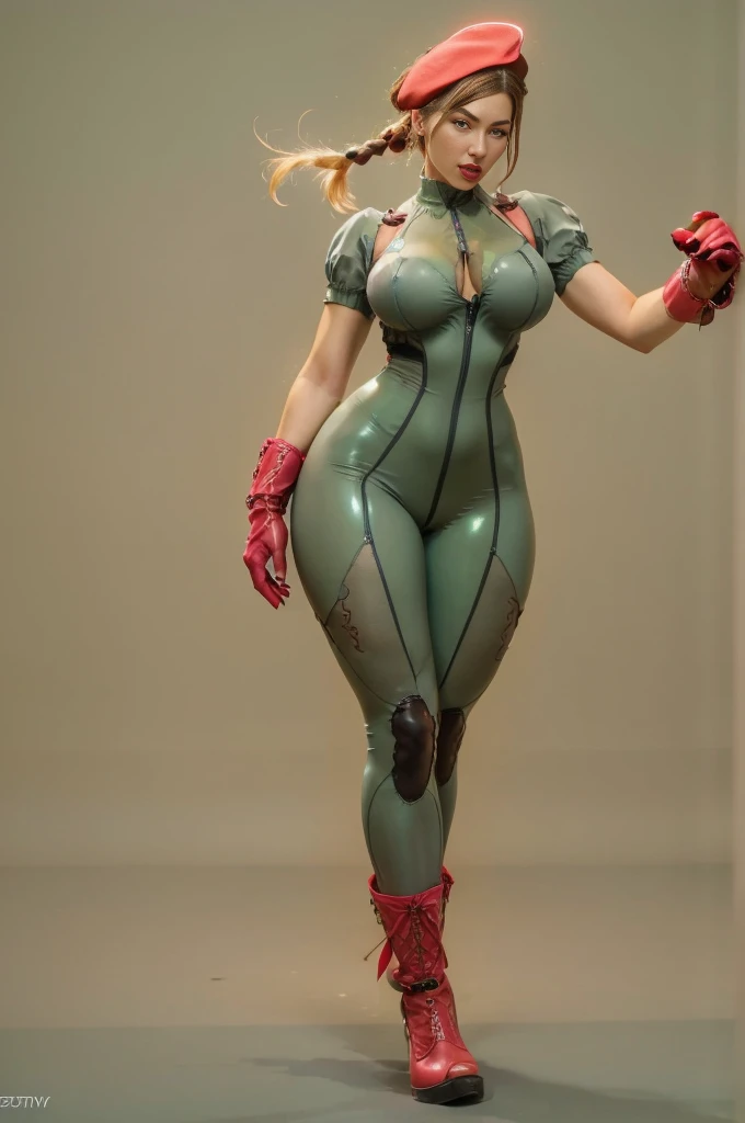 arafed woman in a green bodysuit with a red hat and gloves, cammy, full body cgsociety, 3 d render character art 8 k, cutesexyrobutts, cgsociety masterpiece, deviantart artstation cgscosiety, beautiful full body concept art, artstation masterpiece, perfectly shaded body, style artgerm, detailed full body concept,8k, RAW photo,I am ,1 girl,submissive face,pretty face,Clothes,oppai, big big brest,pechos caidos grandes, big big big hips, ((lingerie,ribbon cutout,pink,pink)),accessories ((hair pin)),big breasts,nipple slip,oppai , giant tits, Breast milk, open mouth, (((ultra realistik neon gray eyes))), sagging breasts 2.3, sexy pose, (bounce tits), Lustful gaze, Sensual woman, two braids near the eyes, ( Plaid pleated skirt: 1.2), (latex lace shirt), full body, (((takes full body))), blonde girl with big bust, big hips, big ass, (Correct anatomy: 1.3) ultra realistic with freckles , red lipstick. sexy lips, big hanging breasts, big tits, full body. big ass, big hips, shiny sexy stockings, big thick shapely legs, clockwork hips, white latex stockings, black heels with red soles, full body to the feet, two pigtails, high makeup, (neon blue eyes: 1.05),