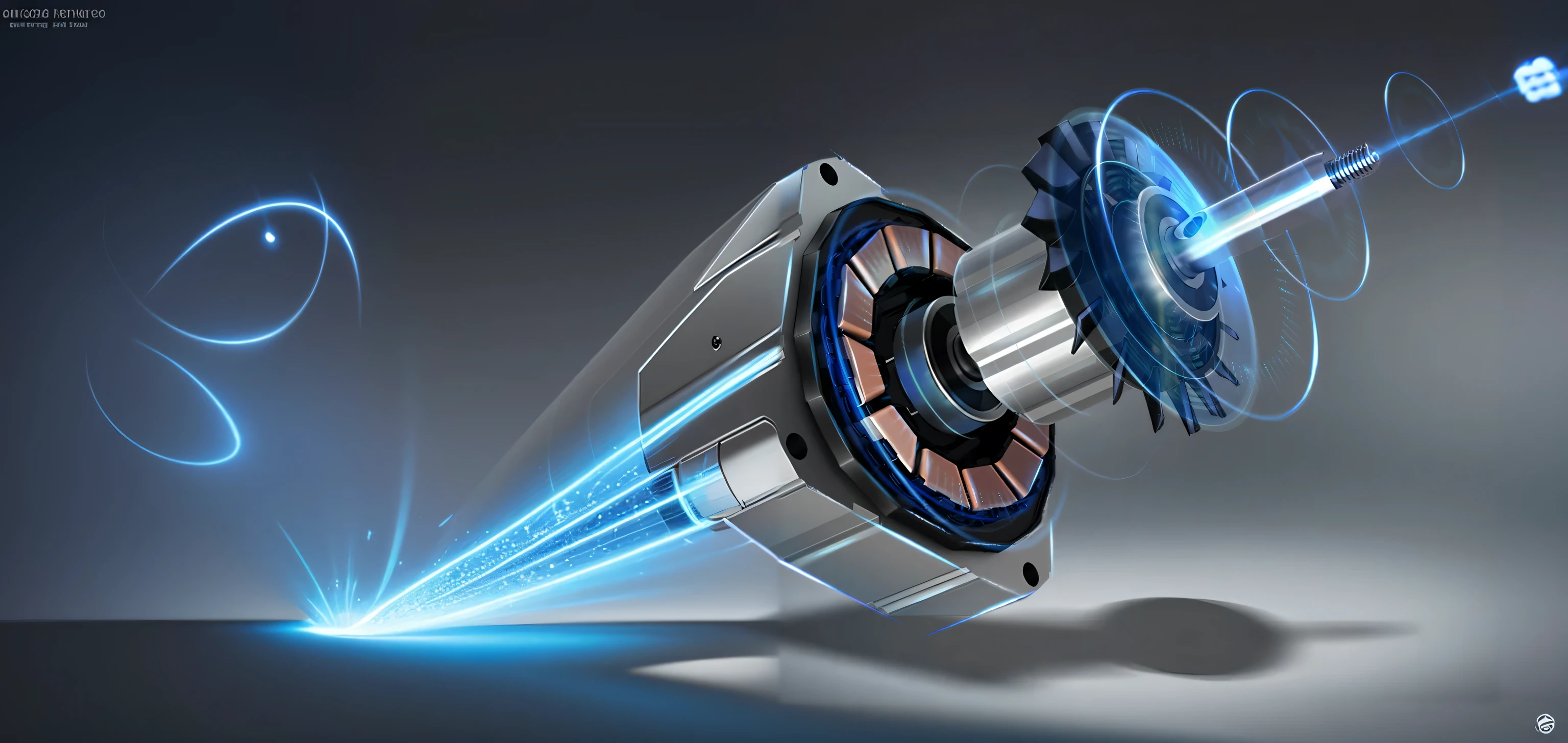 Image of Araf's machine emitting blue light, concept art | Dyson, powering up. super detailed, electric motors, HD illustrations, CG rendering, Render in key shot, cryo engine, super detailed image, industrial design concept, super detailed 3D 渲染, 3D product rendering, super detailed 3D 渲染