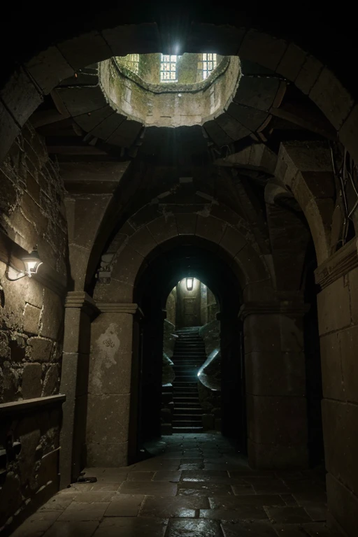 (best quality,4k,8k,highres,masterpiece:1.2),ultra-detailed,(realistic,photorealistic,photo-realistic:1.37),underground,secluded,underground passage,tunnels,hidden rooms,secret chambers,dark corridors,dimly lit spaces,mysterious atmosphere,arched ceilings,ancient architecture,labyrinthine paths,damp stone walls,echoing footsteps,sparse flickering lights,eerie shadows,curved staircases,mysterious symbols,subterranean world,hidden treasures,forgotten history,whispered secrets,sense of exploration,adventure,thrill,secrecy,undiscovered realm,submerged tunnels,subterranean rivers,vaulted chambers,underground society