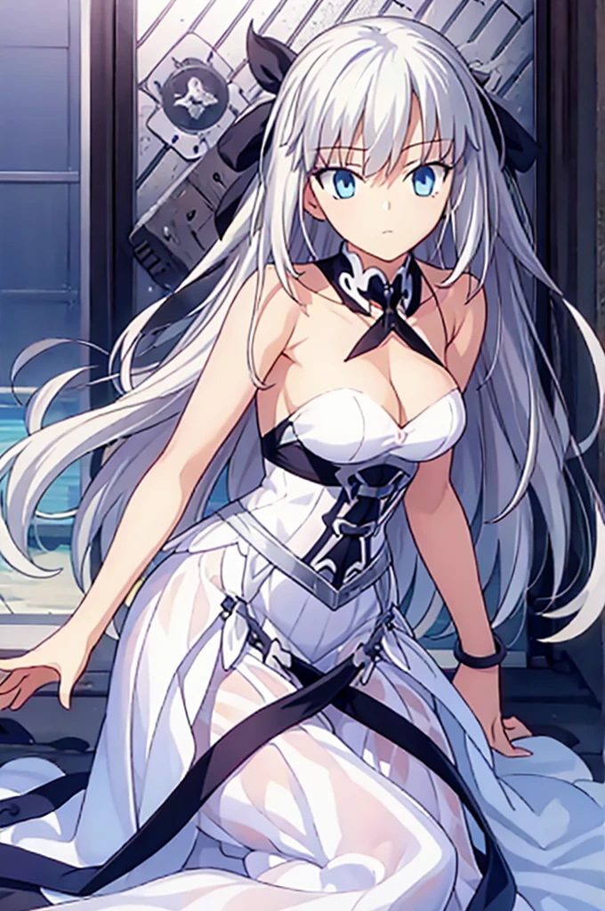 sexy girl silver hair
