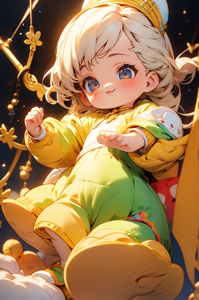 Foliage,ginko,Level,Foliage,green color,Orange colors,amarelo,illustration,high definition detail,Textured,planar,Little girl and a cute puppy,iintricate,ultra - detailed,tmasterpiece,