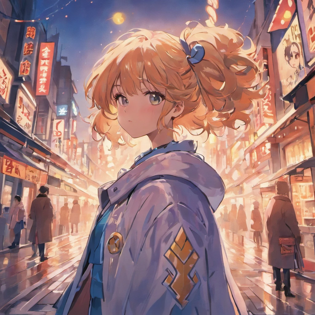 il pleut la nuit,ville,Une belle femme maquillée en gyaru en costume de sport dans les rues animées de Gintama, entouré de vendeurs, beau portrait d'une superbe fille déesse, Beau visage détaillé, peau de porcelaine, photo de tout le corps, centré, éclairage ultra doux, symétrie, complexe, élégant, très détaillé, photoréaliste, Station artistique, art conceptuel, lisse, comme imaginé par Greg Rutkowski et Borris Vallejo, couverture, vogue style