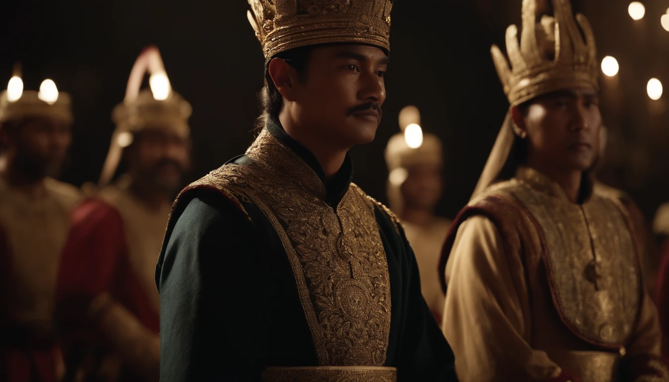the facial characters of the Mataram kings and the Royal courtiers and soldiers