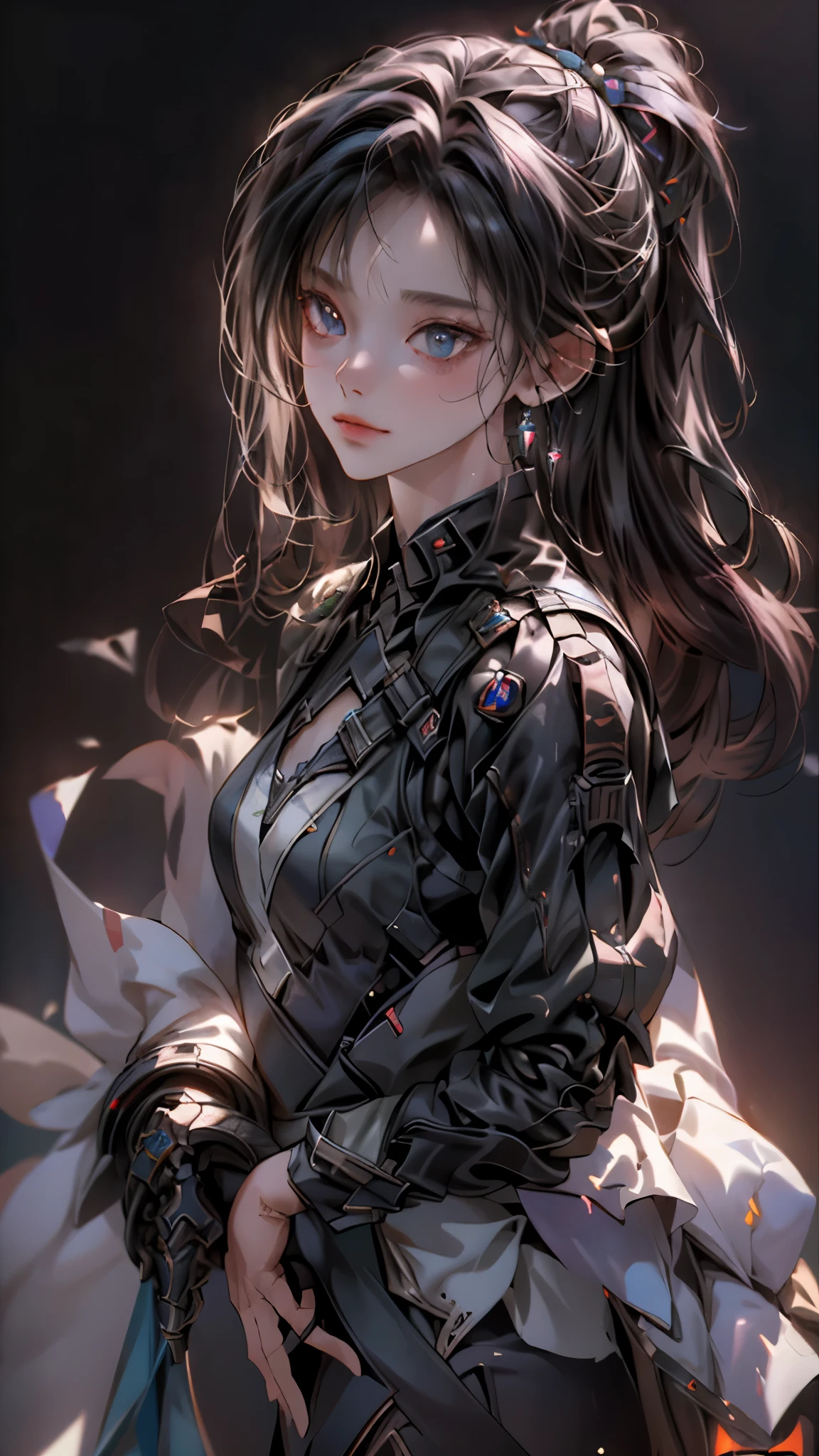 ((highest quality)), ((masterpiece)), (detailed:1.4), 。.。.。.3D, beautiful cyberpunk woman image,nffsw(high dynamic range),ray tracing,NVIDIA RTX,super resolution,unreal 5,Scattered beneath the surface,PBR texturing,post processing,anisotropic filtering,Depth of bounds written,maximum clarity and sharpness,multilayer texture,Albedo and specular maps,surface shading,Accurate simulation of light-matter interactions,perfect proportions,octane rendering,two-tone lighting,wide aperture,Low ISO、White balance、Rule of thirds、8K students、((Holding a sword in your hand))