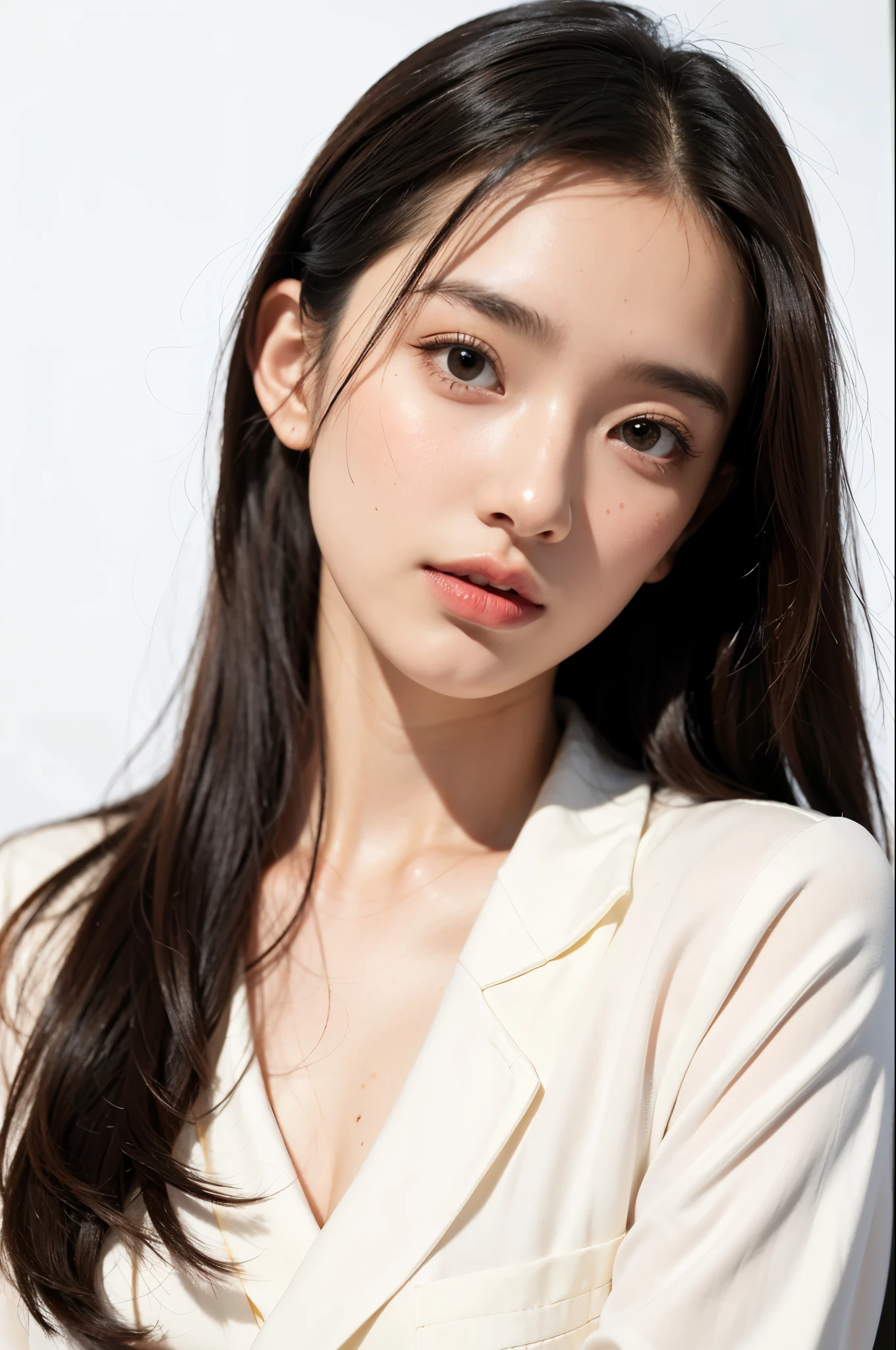 1girl,face,white background,clothes(0.1)