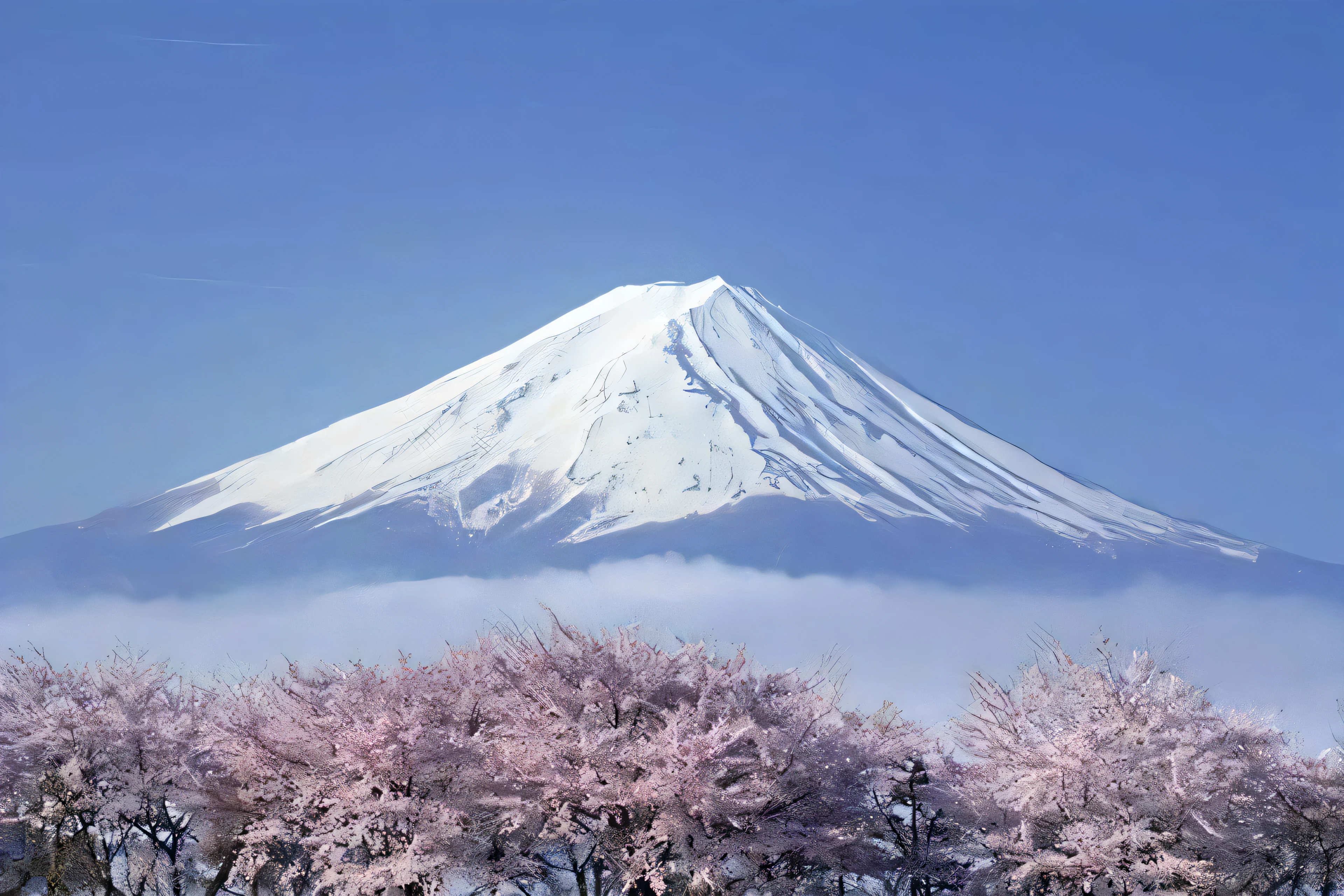 The filled in area is hazy, so please change it to a mountain surface.,