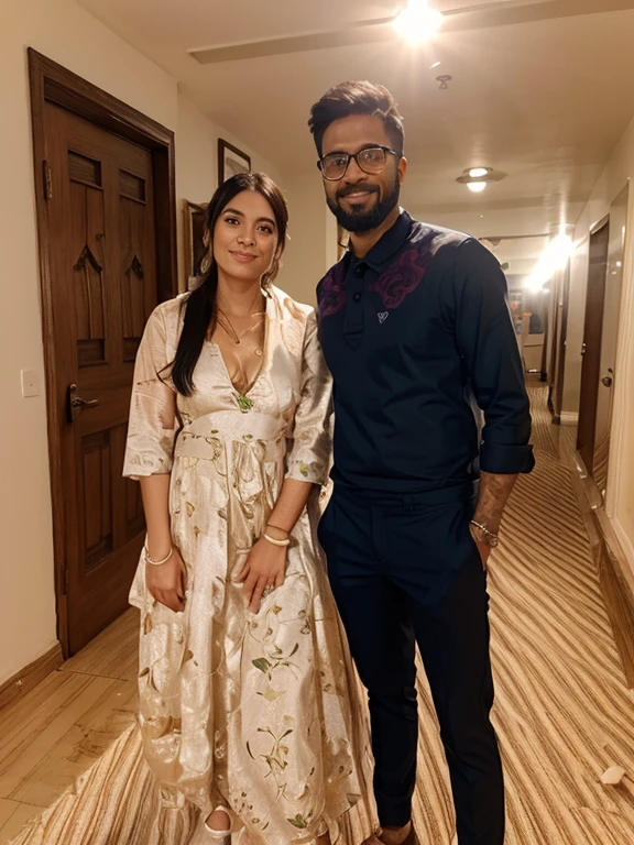 Make them realistic cartoon for wedding and change background
