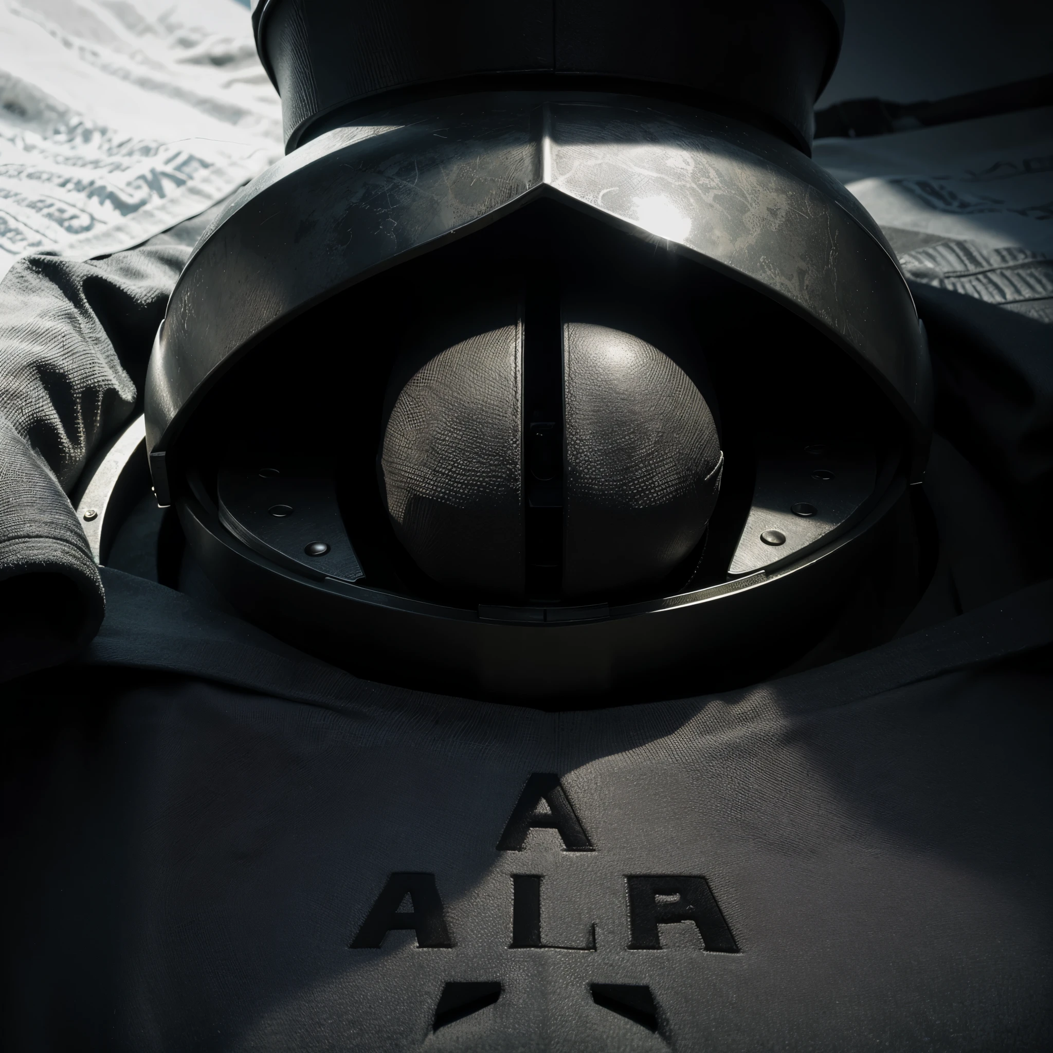 High quality logo, Logo alpha de l'alphabet grec, military theme,