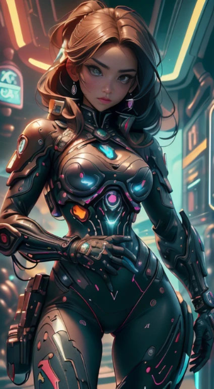 (((nsfw Bela foto de corpo inteiro de nsfw Reika Shimohira, corpo esguio, corpo inteiro, quadris finos, seios muito grandes))), corpo completo, ((nsfw TOPLESS, nsfw seios nus, armadura cyberpunk aberta mostrando os ombros)) com acabamento neon, ((nsfw topless, nsfw seios grandes, jaqueta de couro aberta mostrando os ombros)), Science fiction, cidade cyberpunk ao fundo, No Estilo de Cyberpunk 2077, foto ultra realista, obra de arte, melhor qualidade, CG, papel de parede, HDR, alta qualidade, High definition, extremamente detalhado, {beautiful rosto detalhado}, {lindos olhos detalhados}, (Luz detalhada){{detalhe intrincado}}, {high resolution}, ((rosto detalhado)), luz neon, claro-escuro, chave visual, detalhe intrincado, altamente detalhado, breathtaking, vibrante, cinematographic
