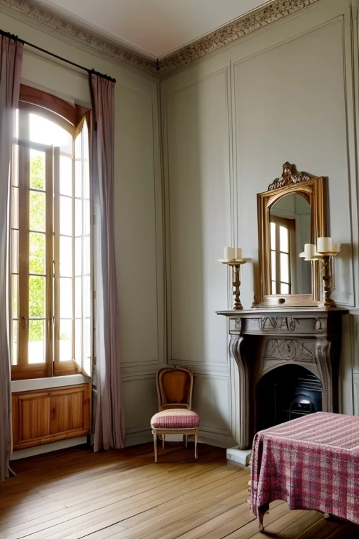 interior of a realistic French house