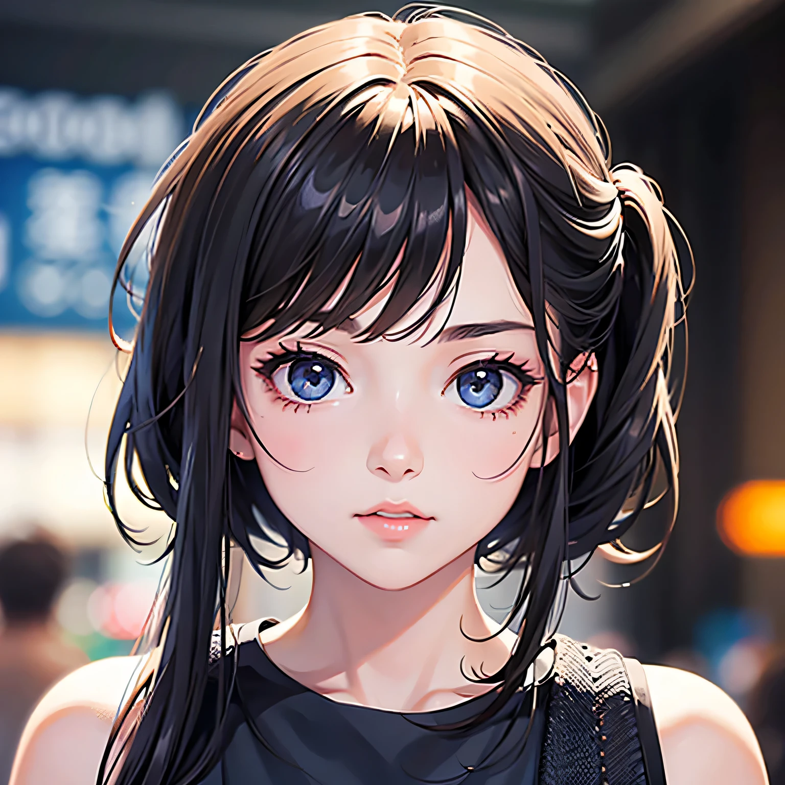 girl,front picture,HD pictures,medium shot,clear facial features,